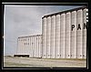 Grain elevators near Amarillo, Texas; Santa Fe trip.1944.jpg